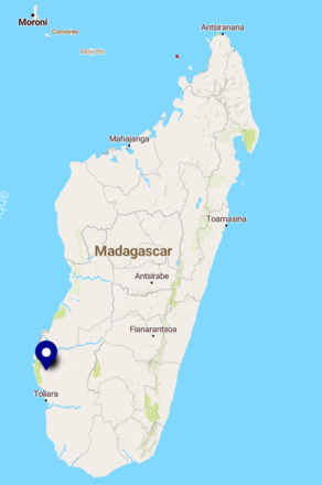 Carte de Madagascar - openstreetmap